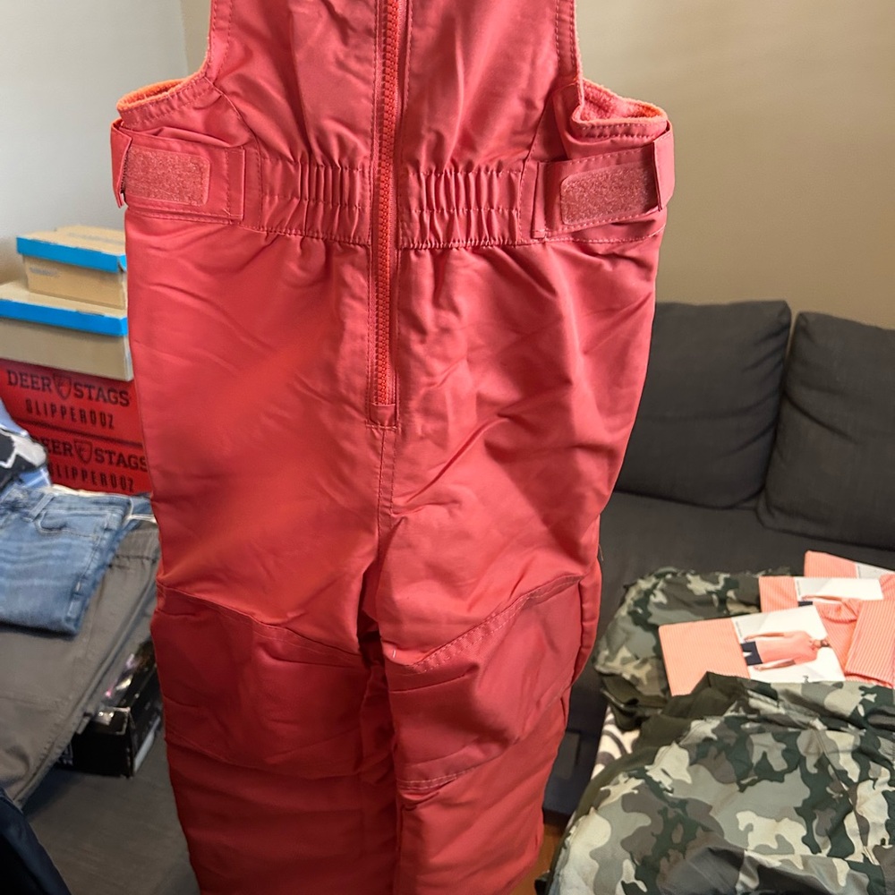 Kids Red One Piece Snowsuit